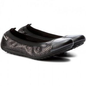 Geox Respira Black Slip-On Ballet Flats Women's Size 5/35